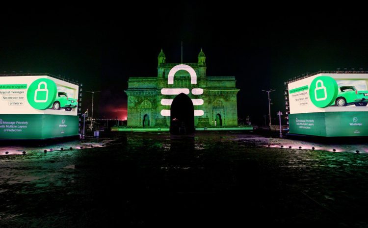 Highlighting WhatsApp's Privacy Features At Mumbai's Iconic Gateway Of IndiaFeatures,Gateway,Highlighting,Iconic,WhatsApps